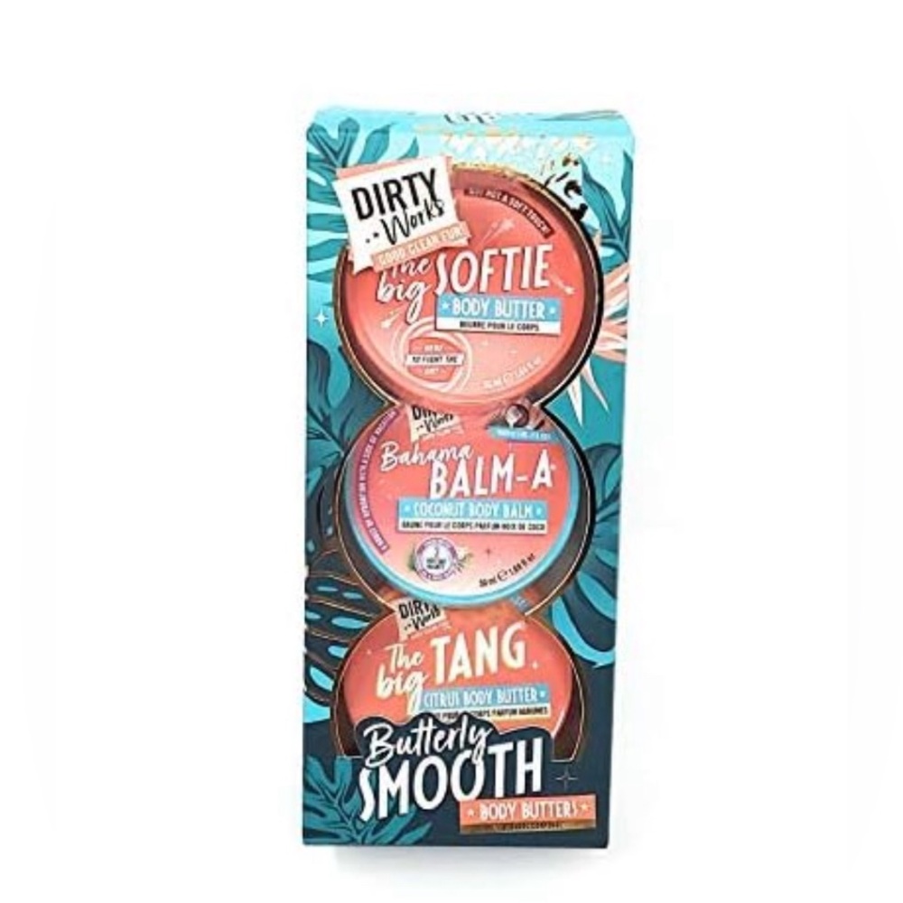 Dirty Works Butterly Smooth Body Butters 3 Pack
